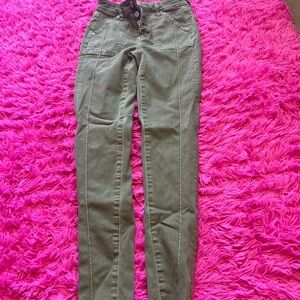 Women's Olive Jeans